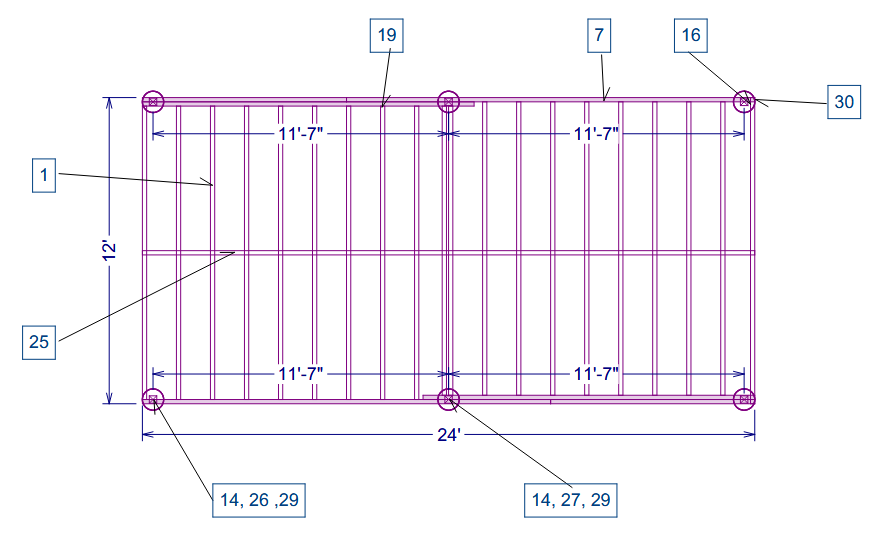 10'x10' Engineering diagram provided by Fortress